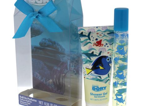 Disney Finding Dory by Disney for Kids - 2 Pc Gift Set 0.34 oz Roll On Perfume, 0.85oz Shower Gel Cheap