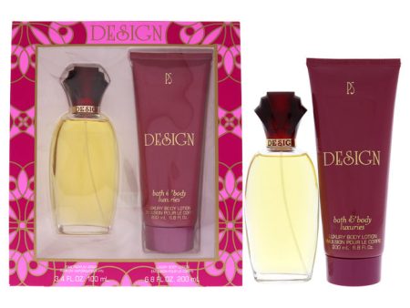 Paul Sebastian Design by Paul Sebastian for Women - 2 Pc Gift Set 3.4oz Fine Parfum Spray, 6.8oz Luxury Body Lotion Online Hot Sale