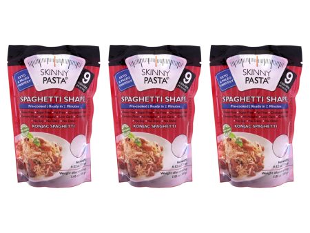 Skinny Pasta Spaghetti Shape by Skinny Pasta - 9.52 oz Noodles - Pack of 3 Sale