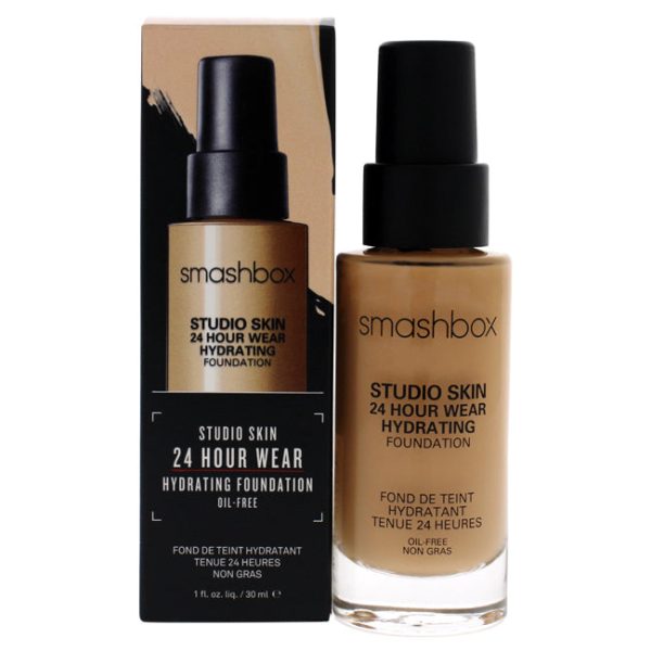 Smashbox Studio Skin 24 Hour Wear Hydrating Foundation - 2.1 Light With Warm-Peachy Undertone by Smashbox for Women - 1 oz Foundation For Discount