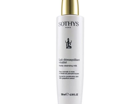 Sothys Vitality Cleansing Milk - For Normal to Combination Skin, With Grapefruit Extract 200ml 6.76oz Cheap