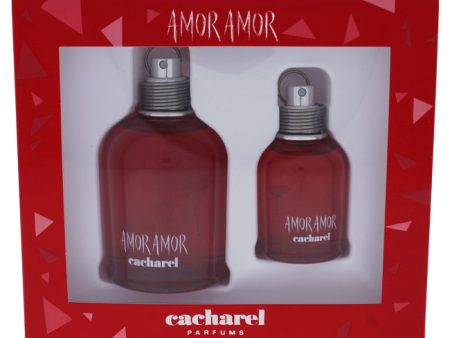 Cacharel Amor Amor by Cacharel for Women - 2 Pc Gift Set 3.4oz EDT Spray, 1oz EDT Spray Online Sale