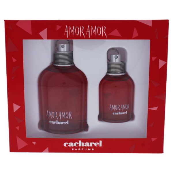 Cacharel Amor Amor by Cacharel for Women - 2 Pc Gift Set 3.4oz EDT Spray, 1oz EDT Spray Online Sale