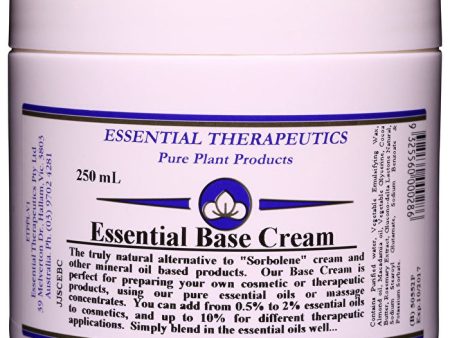 Essential Therapeutics Essential Base Cream 250ml on Sale