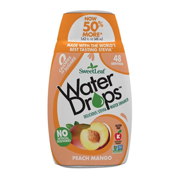 Sweet Leaf Stevia Water Drops Peach Mango 48ml Online Hot Sale