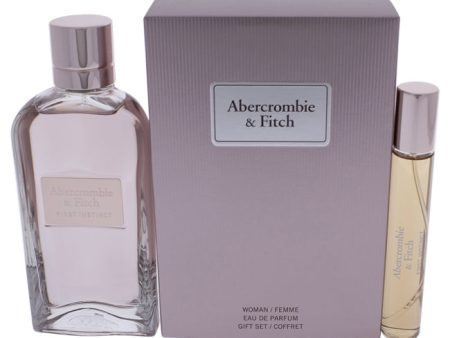 Abercrombie and Fitch First Instinct by Abercrombie and Fitch for Women - 2 Pc Gift Set 3.4oz EDP Spray, 0.5oz EDP Spray on Sale