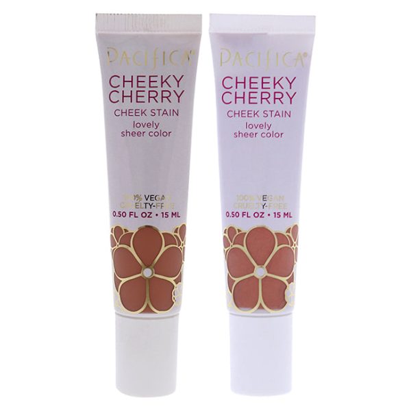 Pacifica Cheeky Cherry Cheek Stain Kit by Pacifica for Women - 2 Pc Kit 0.5oz Blush Cherry Baby, 0.5oz Blush Sweet Cherry Online Sale