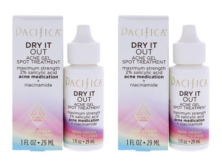 Pacifica Dry It Out Acne Gel Spot Treatment by Pacifica for Unisex - 1 oz Treatment - Pack of 2 Online Sale