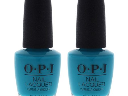 OPI Nail Lacquer - NL N74 Dance Party Teal Dawn by OPI for Women - 0.5 oz Nail Polish - Pack of 2 Fashion