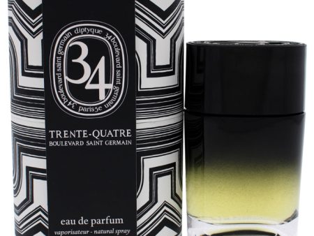 Diptyque 34 Boulevard Saint Germain by Diptyque for Women - 2.5 oz EDP Spray Supply