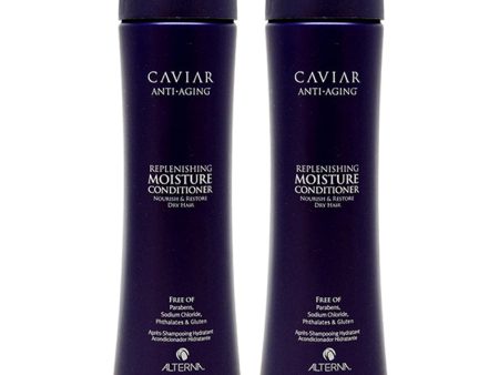 Alterna Caviar Anti-Aging Replenishing Moisture Conditioner by Alterna for Unisex - 8.5 oz Conditioner - Pack of 2 Hot on Sale