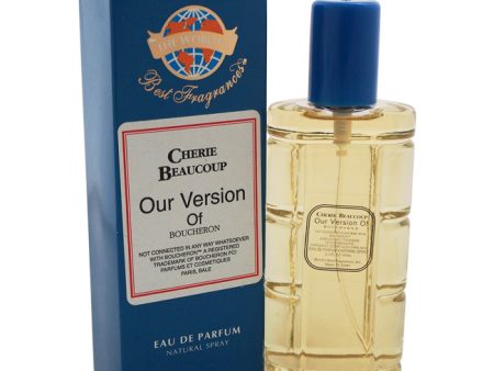 The Worlds Best Fragrances Cherie Beaucoup Our Version of Boucheron by The Worlds Best Fragrances for Men - 3.3 oz EDP Spray Online