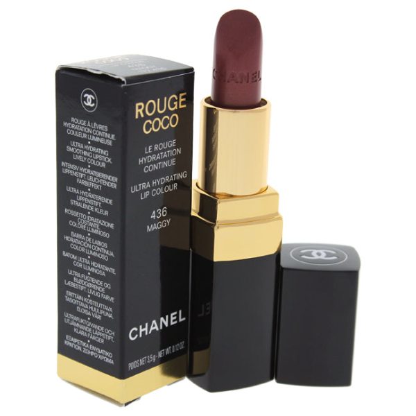 Chanel Rouge Coco Ultra Hydrating Lip Colour - # 436 Maggy by Chanel for Women - 0.12 oz Lipstick Discount