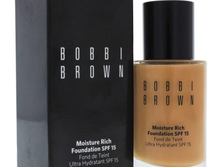 Bobbi Brown Moisture Rich Foundation SPF 15 - 5 Honey by Bobbi Brown for Women - 1 oz Foundation on Sale