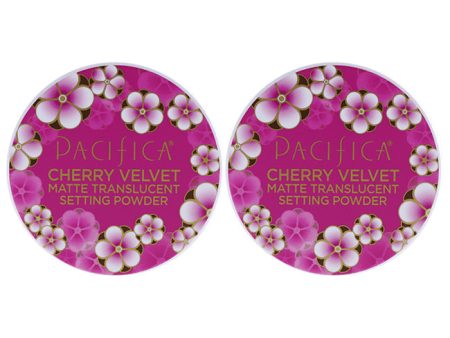 Pacifica Cherry Velvet Matte Setting Translucent Powder by Pacifica for Women - 0.45 oz Powder - Pack of 2 Sale