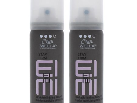 Wella EIMI Stay Firm Workable Finishing Hairspray by Wella for Unisex - 1.51 oz Hairspray - Pack of 2 Hot on Sale