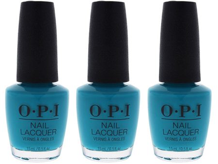 OPI Nail Lacquer - NL N74 Dance Party Teal Dawn by OPI for Women - 0.5 oz Nail Polish - Pack of 3 Hot on Sale