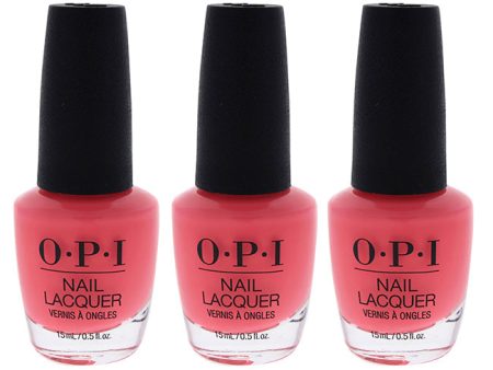 OPI Nail Lacquer - NL N71 Orange You a Rock Star by OPI for Women - 0.5 oz Nail Polish - Pack of 3 Online Sale