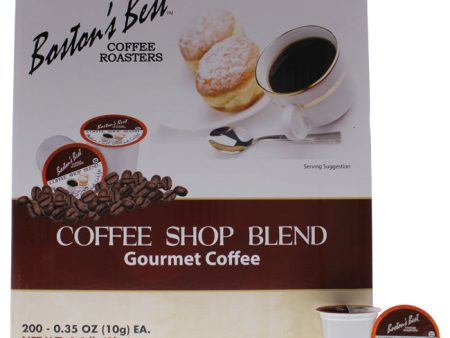 Bostons Best Coffee Shop Blend Gourmet Coffee by Bostons Best for Unisex - 200 Cups Coffee For Sale