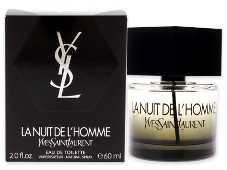 Yves Saint Laurent La Nuit De LHomme by Yves Saint Laurent for Men - 2 oz EDT Spray For Discount