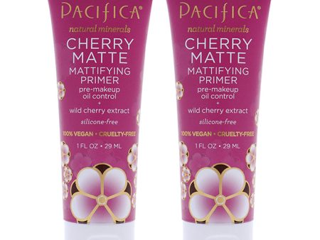 Pacifica Cherry Matte Mattifying Primer by Pacifica for Women - 1 oz Primer - Pack of 2 Online Sale