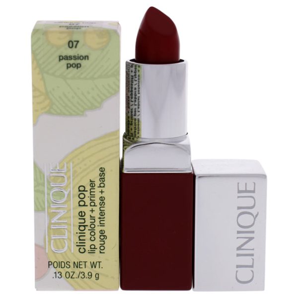 Clinique Clinique Pop Lip Colour Plus Primer - 07 Passion Pop by Clinique for Women - 0.13 oz Lipstick Fashion