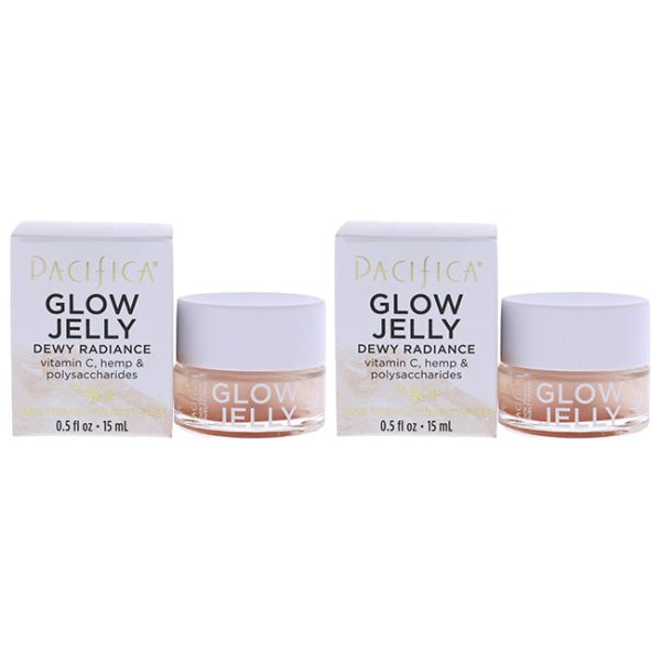 Pacifica Glow Jelly Dewy Radiance by Pacifica for Unisex - 0.5 oz Gel - Pack of 2 Fashion