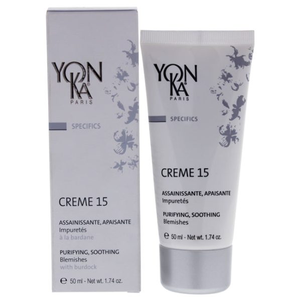 Yonka Creme 15 Purifying and Soothing Blemishes by Yonka for Unisex - 1.74 oz Treatment Cheap