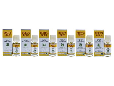 Burts Bees Natural Acne Solutions Targeted Spot Treatment by Burts Bees for Unisex - 0.26 oz Treatment - Pack of 6 Sale