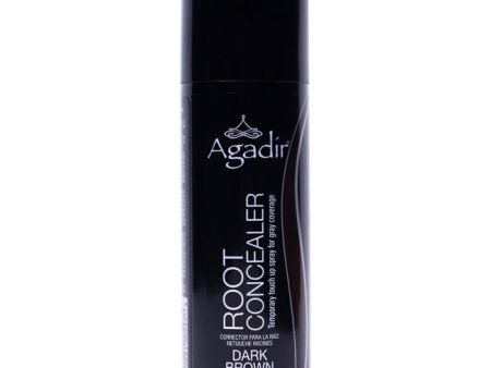 Agadir Root Concealer Temporary Touch Up Spray - Dark Brown by Agadir for Unisex - 2 oz Hair Color on Sale