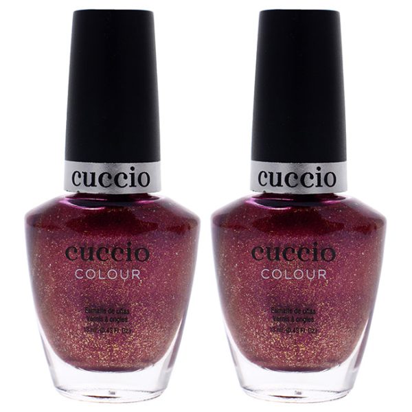 Cuccio Colour Nail Polish - Cheers To New Years by Cuccio for Women - 0.43 oz Nail Polish - Pack of 2 Cheap