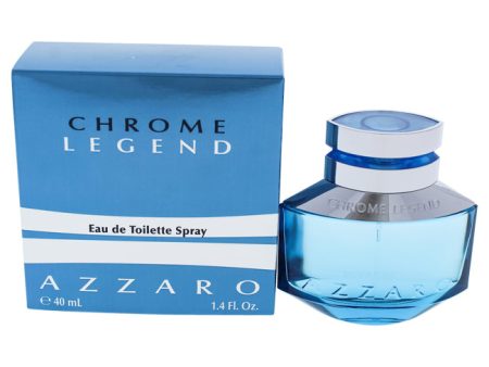 Azzaro Chrome Legend by Azzaro for Men - 1.4 oz EDT Spray Discount