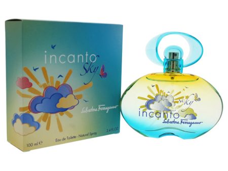 Salvatore Ferragamo Incanto Sky by Salvatore Ferragamo for Women - 3.4 oz EDT Spray Online Sale