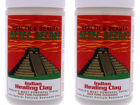 Aztec Secret Indian Healing Clay by Aztec Secret for Unisex - 2 lb Clay - Pack of 2 Hot on Sale