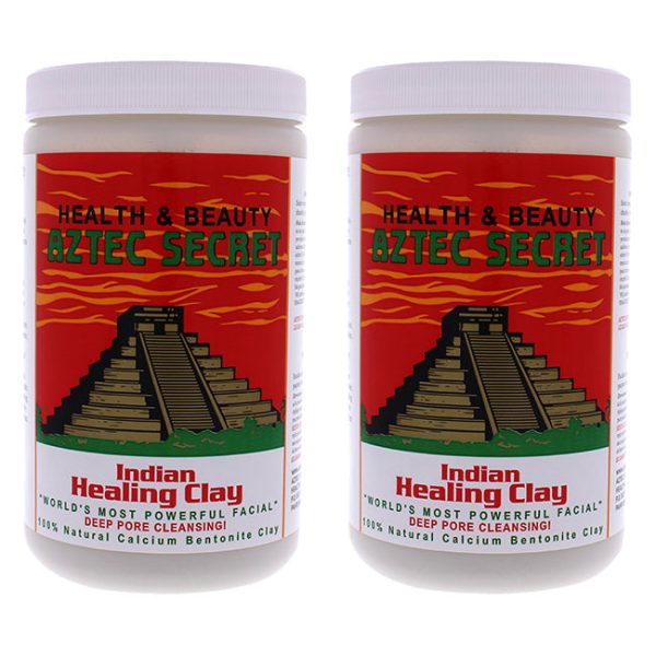 Aztec Secret Indian Healing Clay by Aztec Secret for Unisex - 2 lb Clay - Pack of 2 Hot on Sale