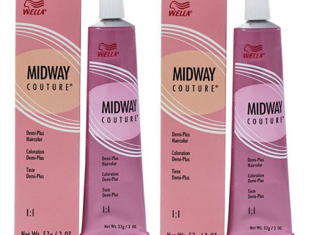 Wella Midway Couture Demi-Plus Haircolor - CT Cleartone by Wella for Unisex - 2 oz Hair Color - Pack of 2 Sale