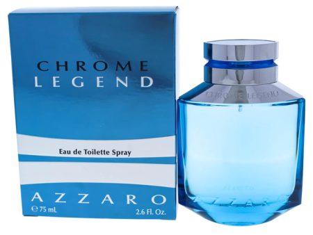 Azzaro Chrome Legend by Azzaro for Men - 2.6 oz EDT Spray Supply