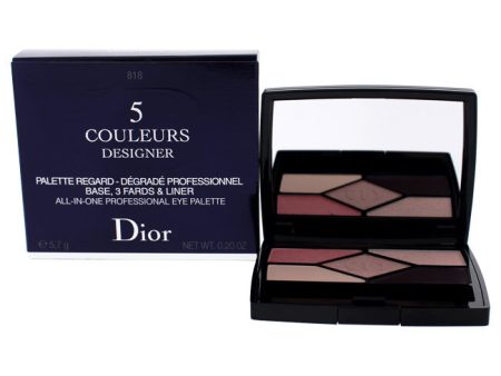 Christian Dior 5 Couleurs Designer All-In-One Professional Eye Palette - 818 Rosy Design by Christian Dior for Women - 0.2 oz Palette Hot on Sale