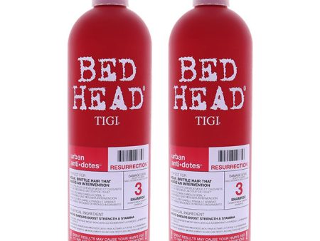 TIGI Bed Head Urban Antidotes Resurrection Shampoo by TIGI for Unisex - 25.36 oz Shampoo - Pack of 2 Sale