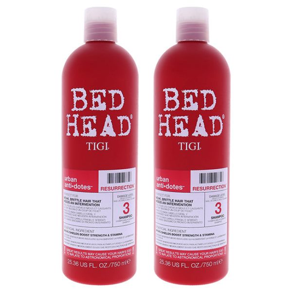 TIGI Bed Head Urban Antidotes Resurrection Shampoo by TIGI for Unisex - 25.36 oz Shampoo - Pack of 2 Sale