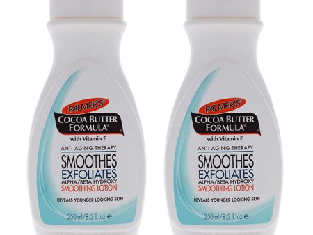 Palmers Cocoa Butter Anti-Aging Therapy Smoothing Lotion by Palmers for Unisex - 8.5 oz Body Lotion - Pack of 2 Fashion