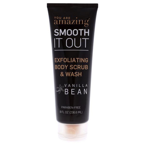 You Are Amazing Exfoliating Body Scrub and Wash - Vanilla Bean by You Are Amazing for Women - 8 oz Scrub For Discount