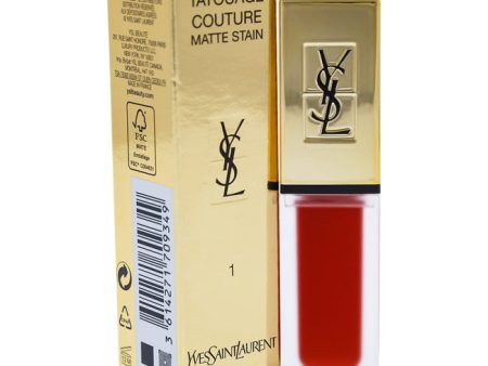 Yves Saint Laurent Tatouage Couture Liquid Matte Lip Stain - 1 Rouge Tatouage by Yves Saint Laurent for Women - 0.2 oz Lip Gloss Supply