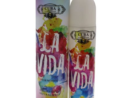 Cuba La Vida by Cuba for Women - 3.3 oz EDP Spray Supply