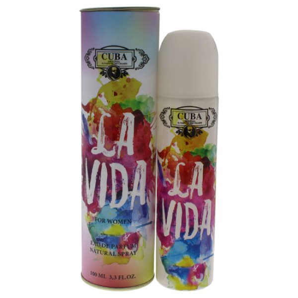 Cuba La Vida by Cuba for Women - 3.3 oz EDP Spray Supply