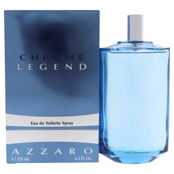 Azzaro Chrome Legend by Azzaro for Men - 4.2 oz EDT Spray For Cheap