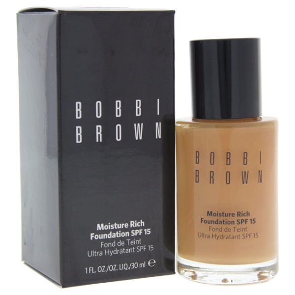 Bobbi Brown Moisture Rich Foundation SPF 15 - # 06 Golden by Bobbi Brown for Women - 1 oz Foundation Discount