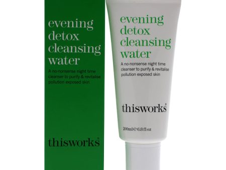 ThisWorks Evening Detox Cleansing Water by ThisWorks for Unisex - 6.8 oz Cleanser Hot on Sale