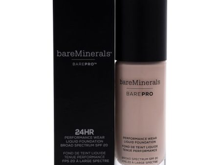 bareMinerals BarePro Performance Wear Liquid Foundation SPF 20 - 0.5 Porcelain by bareMinerals for Women - 1 oz Foundation For Sale