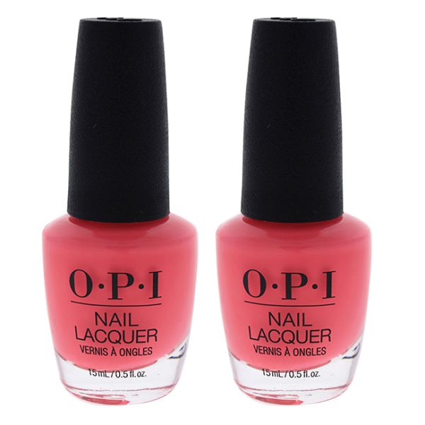 OPI Nail Lacquer - NL N71 Orange You a Rock Star by OPI for Women - 0.5 oz Nail Polish - Pack of 2 on Sale